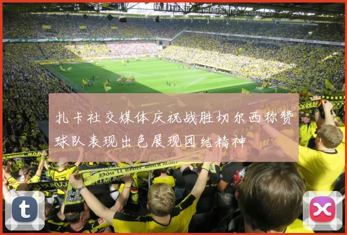 扎卡社交媒体庆祝战胜切尔西称赞球队表现出色展现团结精神